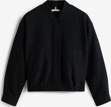 juoda TOMMY HILFIGER Demisezoninė striukė: priekis