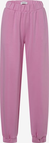 Effilé Pantalon 'Ima' MSCH COPENHAGEN en rose : devant