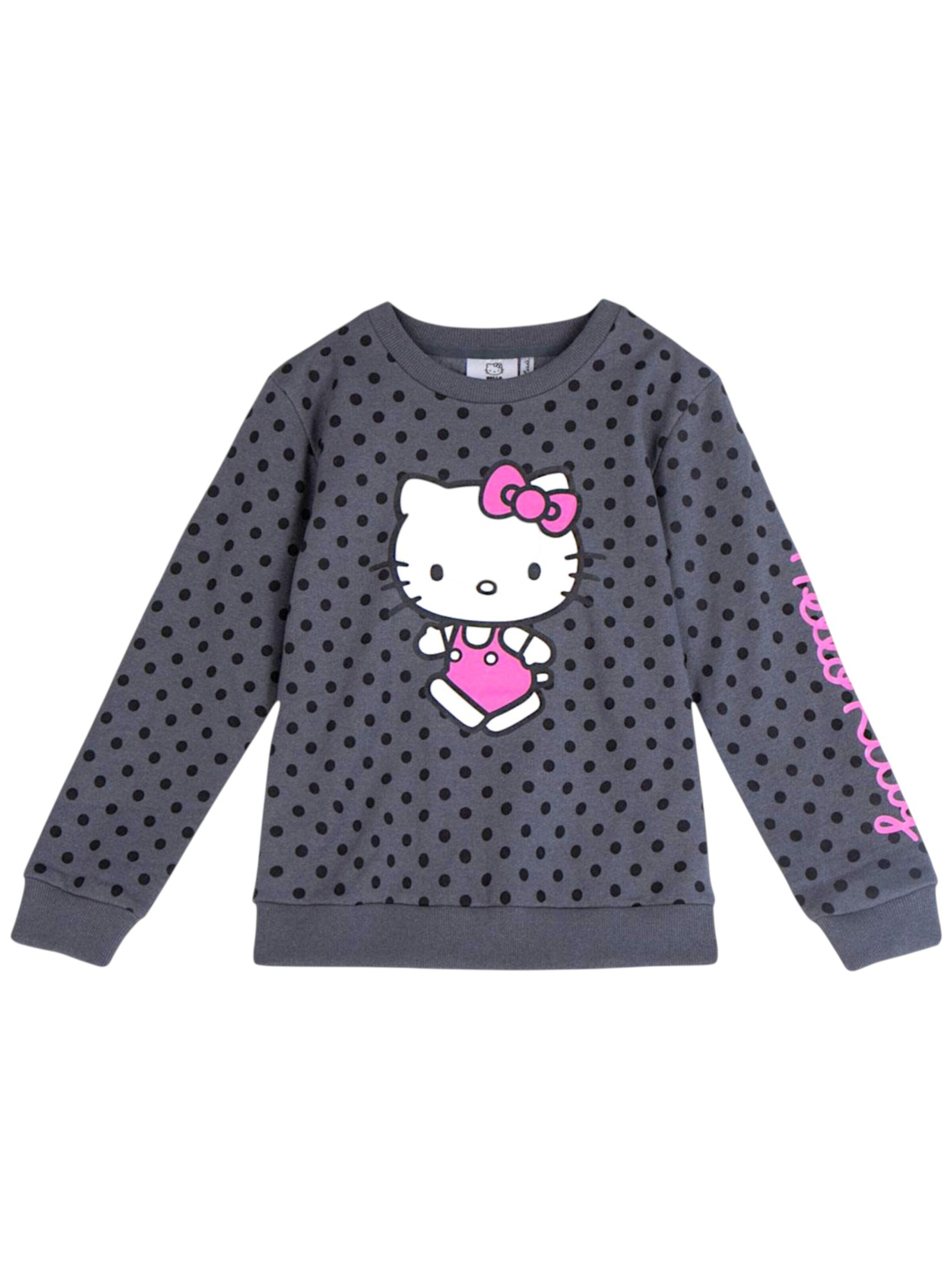 HELLO KITTY Sweatshirt‌‌‌‌ in Grau: Vorderseite