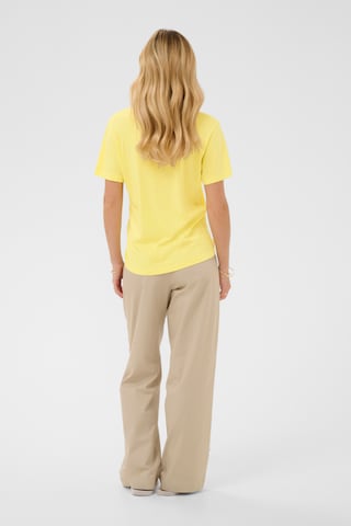 Cream T-Shirt in Gelb