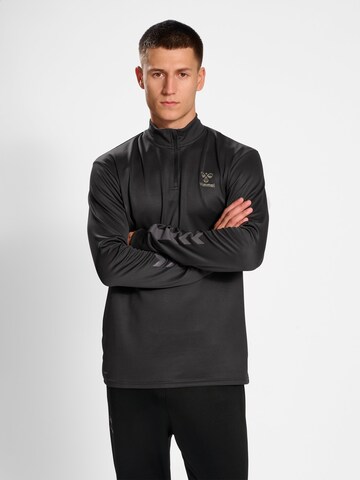Hummel Αθλητική μπλούζα φούτερ 'Active' σε μαύρο: μπροστά