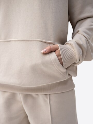 TATES Oversized Sweater 'Kuscheliger Light Hoodie' in Beige