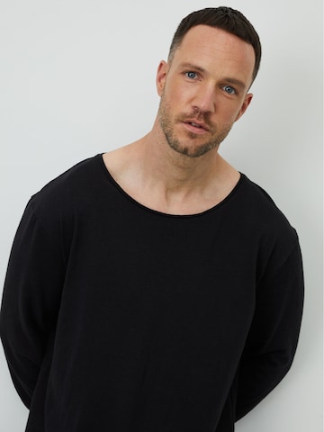 DAN FOX APPAREL T-shirt 'Lino' i svart