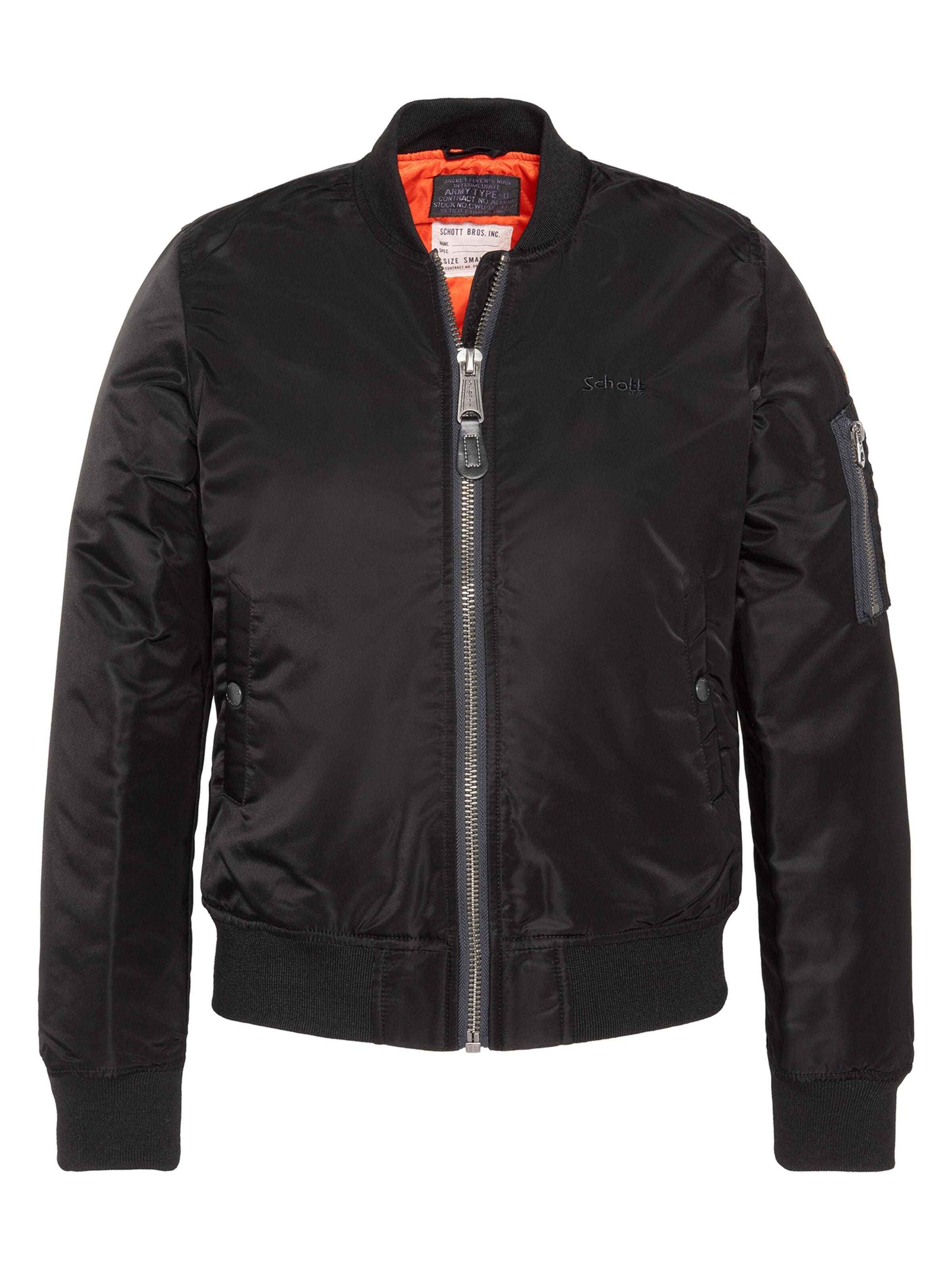Schott NYC Between-Season Jacket in Black: front