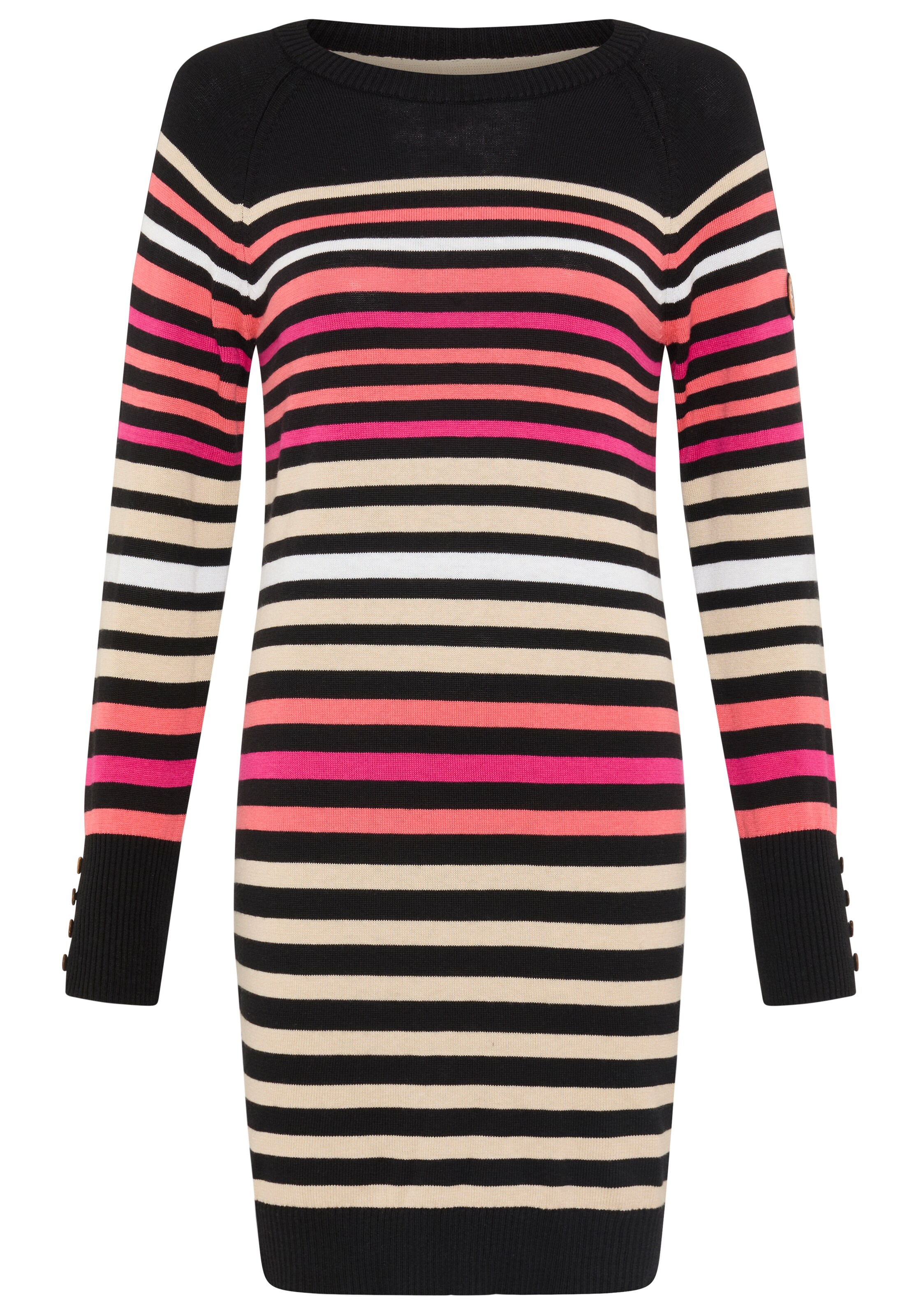 KangaROOS Knitted dress in Black: front