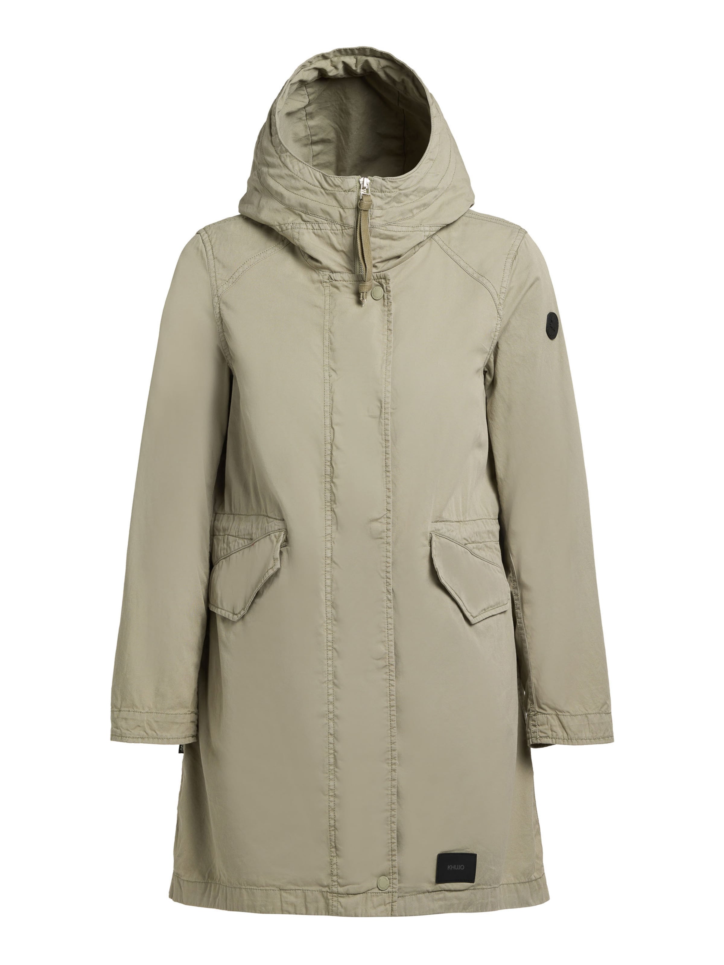 Manteau mi-saison 'Nika' khujo en vert : devant