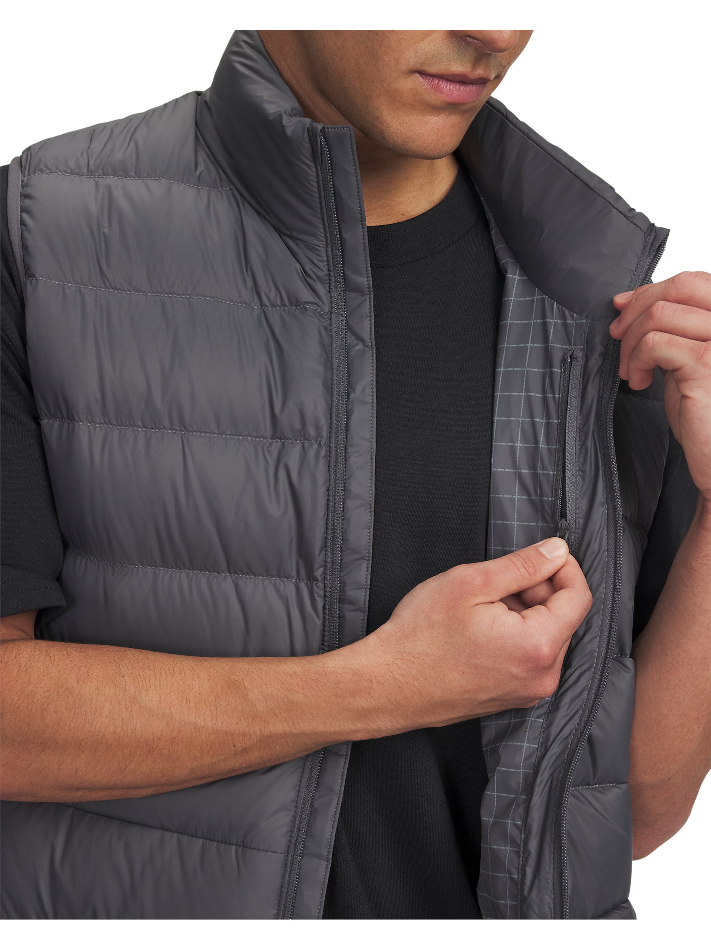 UNDER ARMOUR Sportbodywarmer 'Legend Down' in Grijs