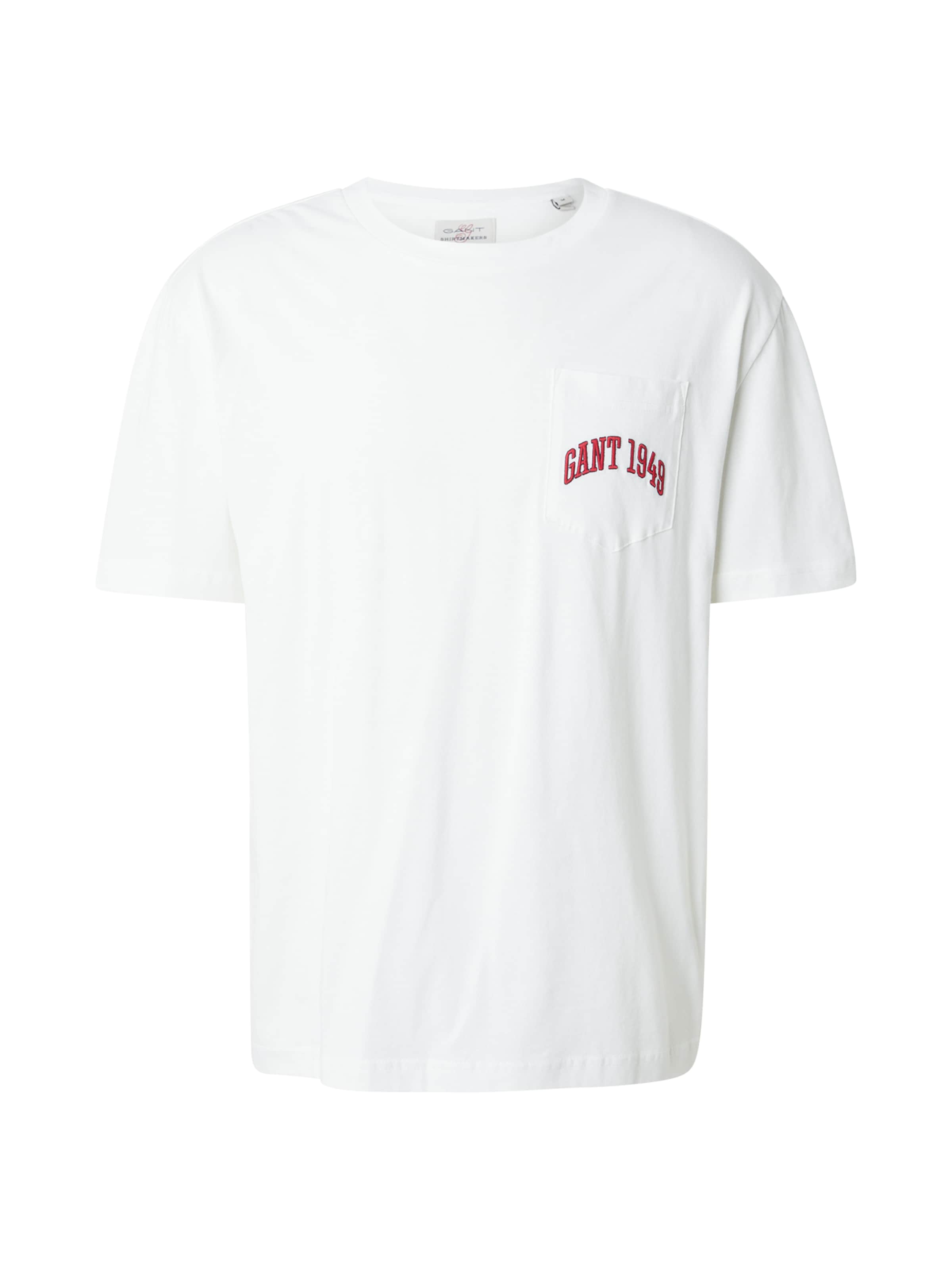 GANT T-Shirt in Weiß: Vorderseite