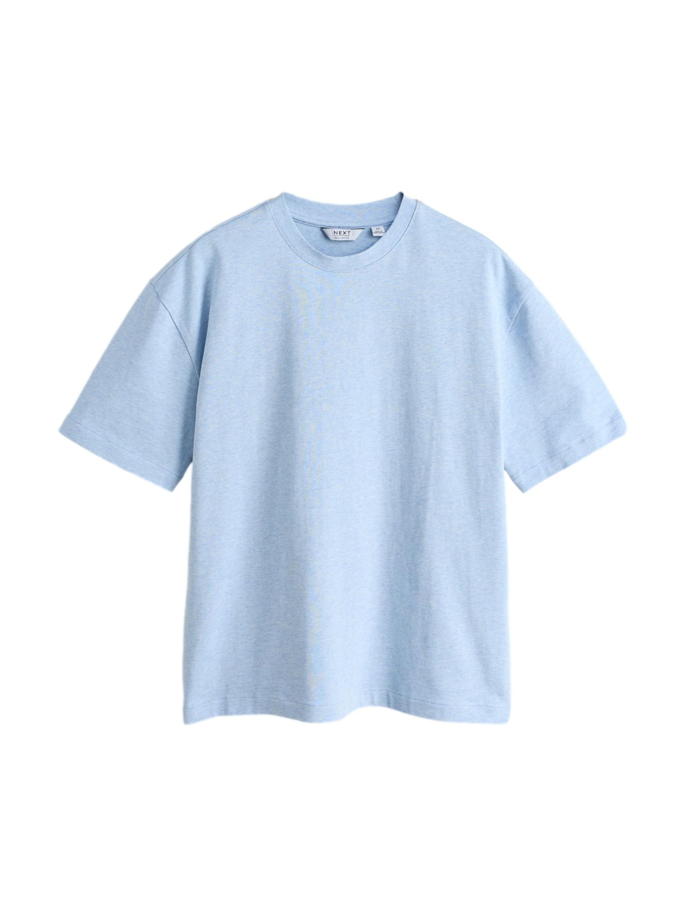 T-Shirt Next en bleu : devant