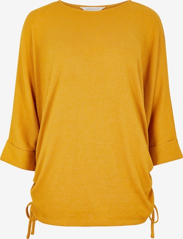 Apricot Sweater in Yellow: front