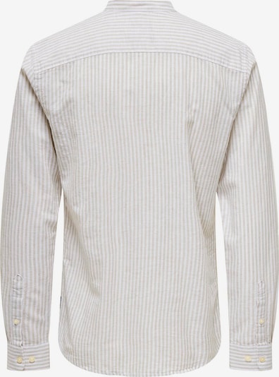 Only & Sons Button Up Shirt 'Caiden' in Light grey / Off white, Item view