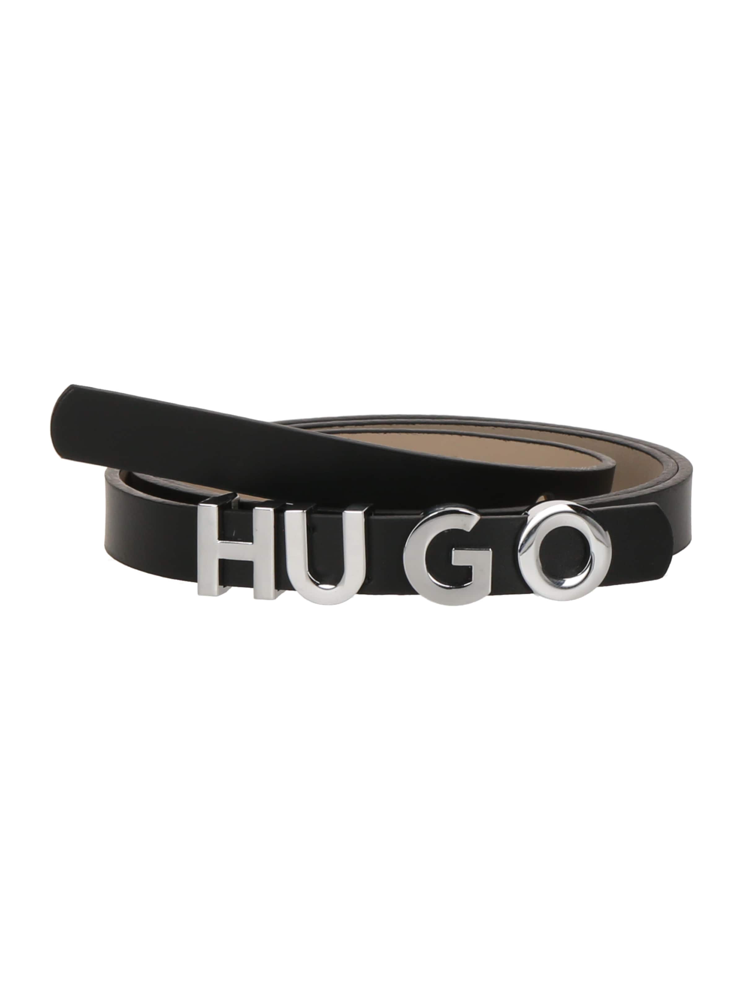 HUGO Belt 'Zula' in Black: front