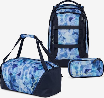 Satch Rucksack 'Pack Schulrucksack Set 3tlg.' in Blau: Vorderseite