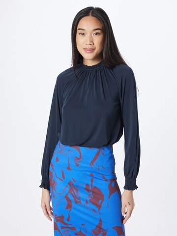 Thought Shirt 'Oaklee' in Blauw: voorkant