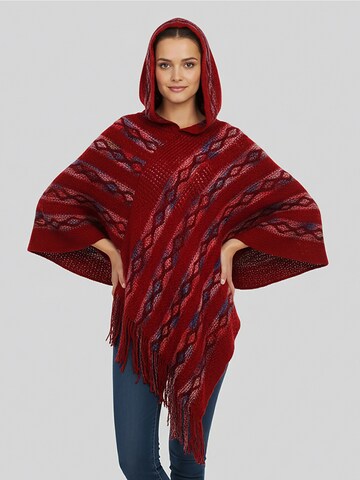 Mantellina di LapaPlus in rosso: frontale