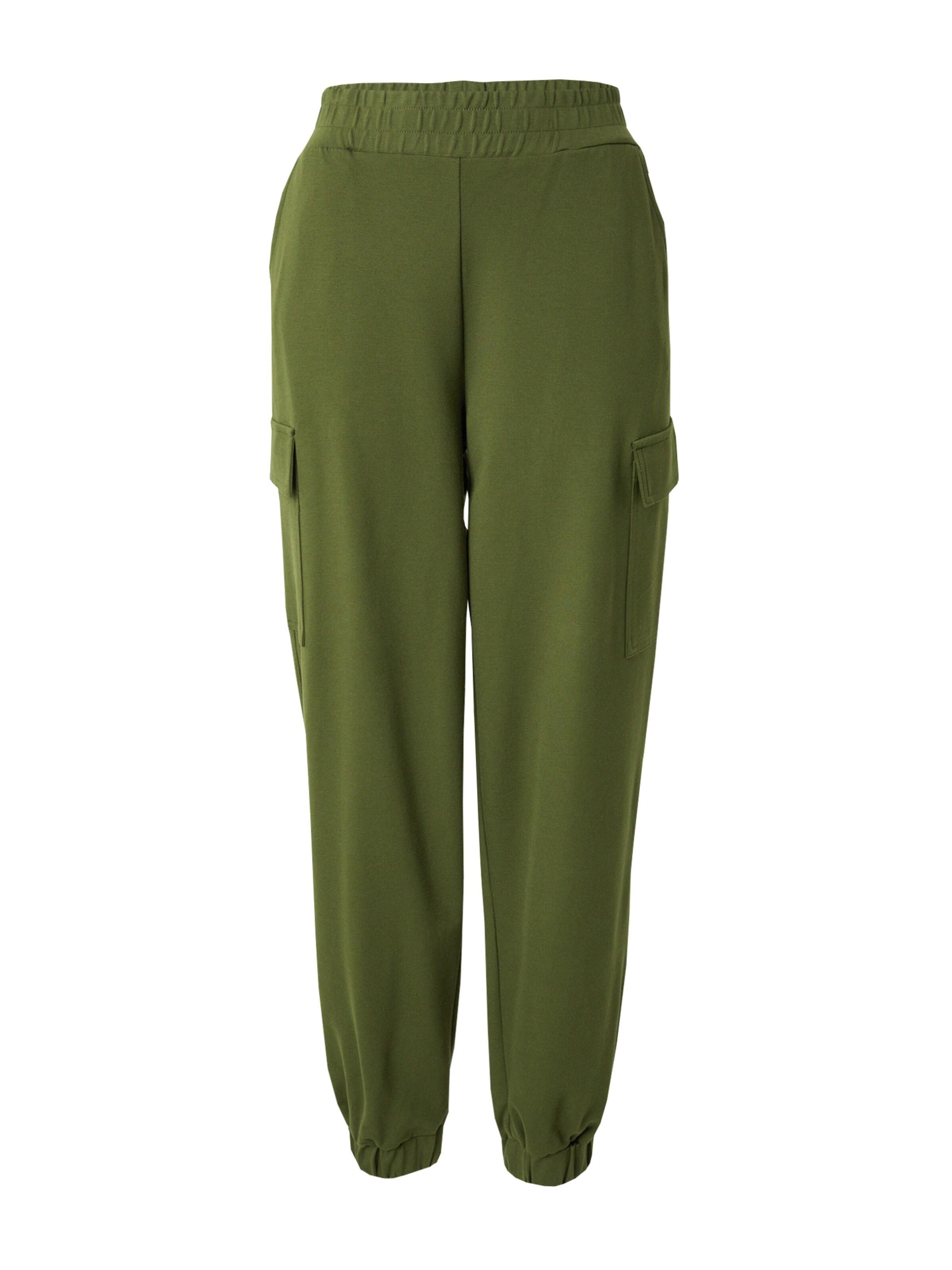 Tapered Pantaloni cargo 'Lano' di Fransa in verde: frontale