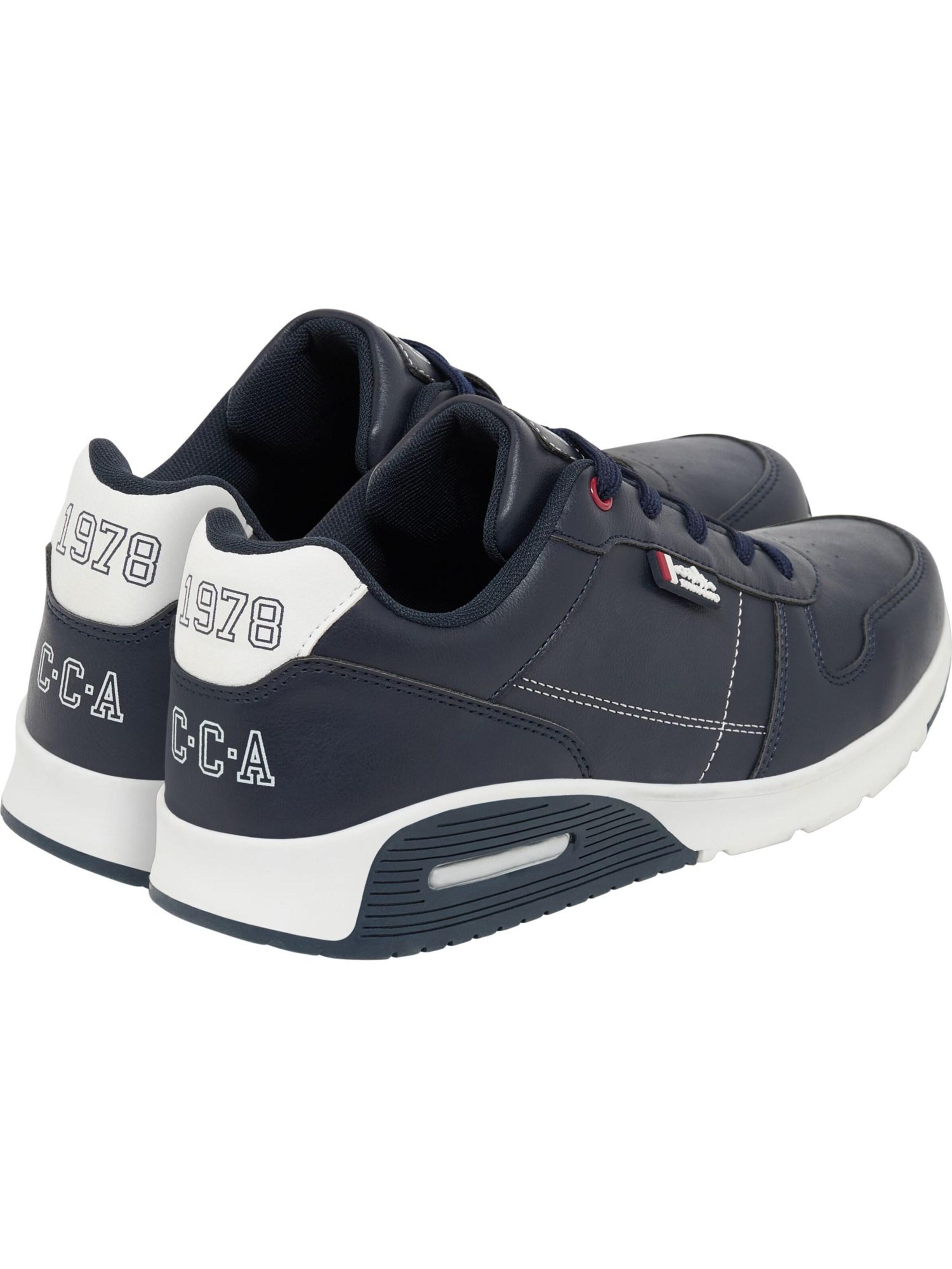 Baskets basses 'Ferraro' Carlo Colucci en bleu