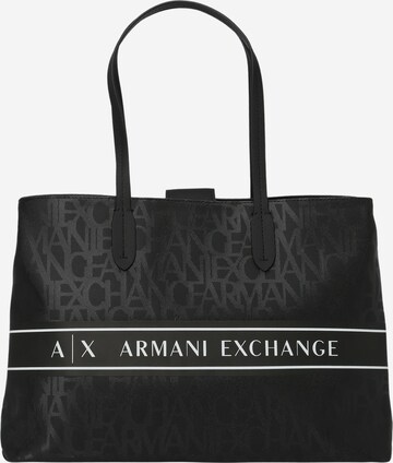 ARMANI EXCHANGE Shopper in Zwart