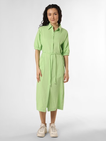 Marc Cain Shirt Dress in Green: front