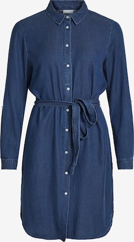 VILA Košilové šaty 'Bista' – modrá: přední strana