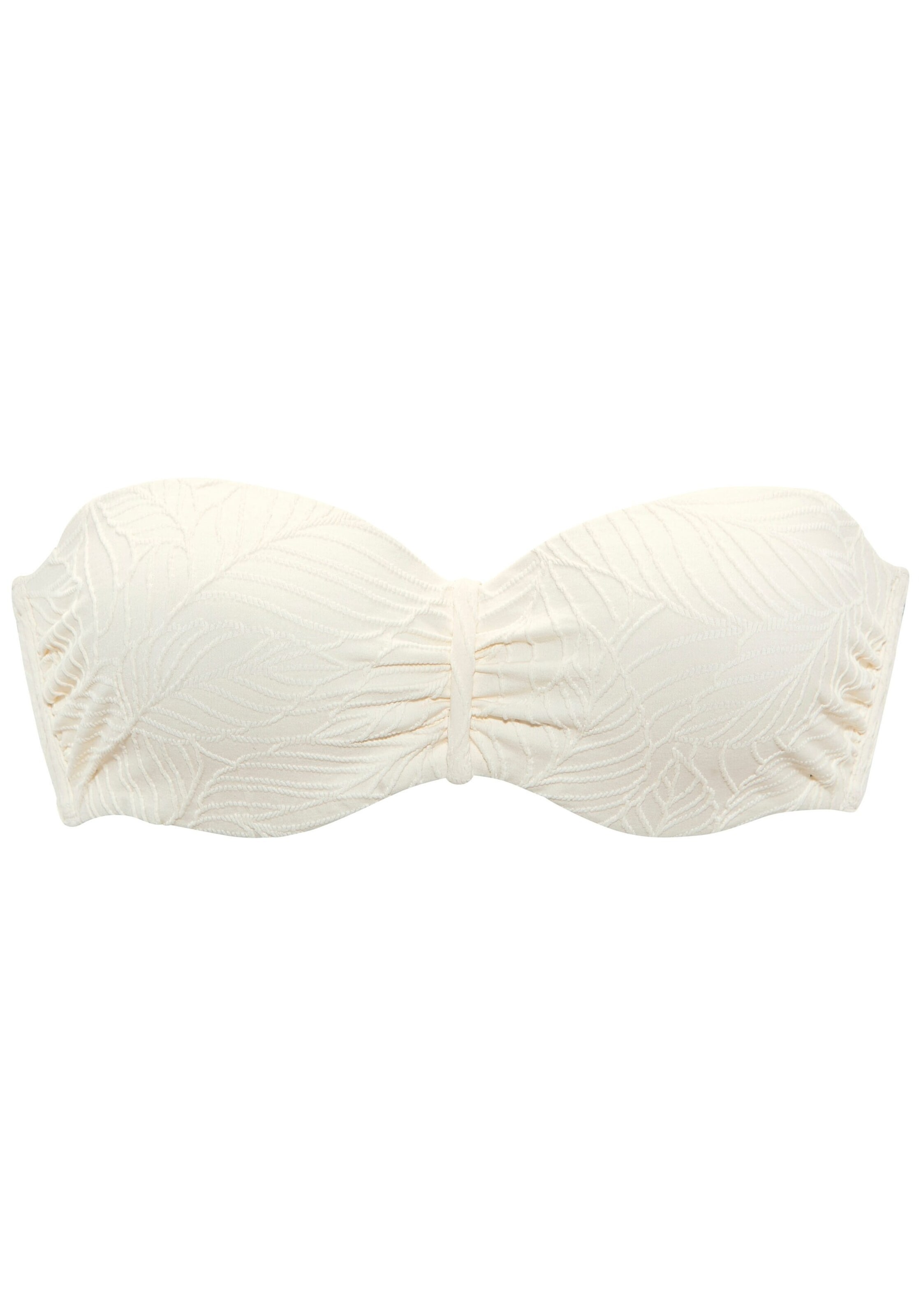 Bandeau Hauts de bikini LASCANA en blanc