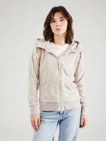 Ragwear Fleece jacket 'NESKA' in White: front