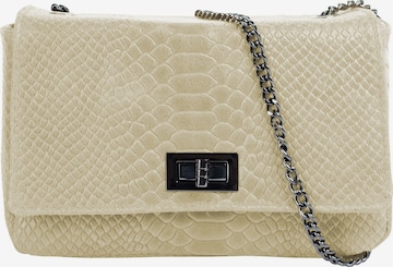 Cluty Crossbody Bag in Beige: front