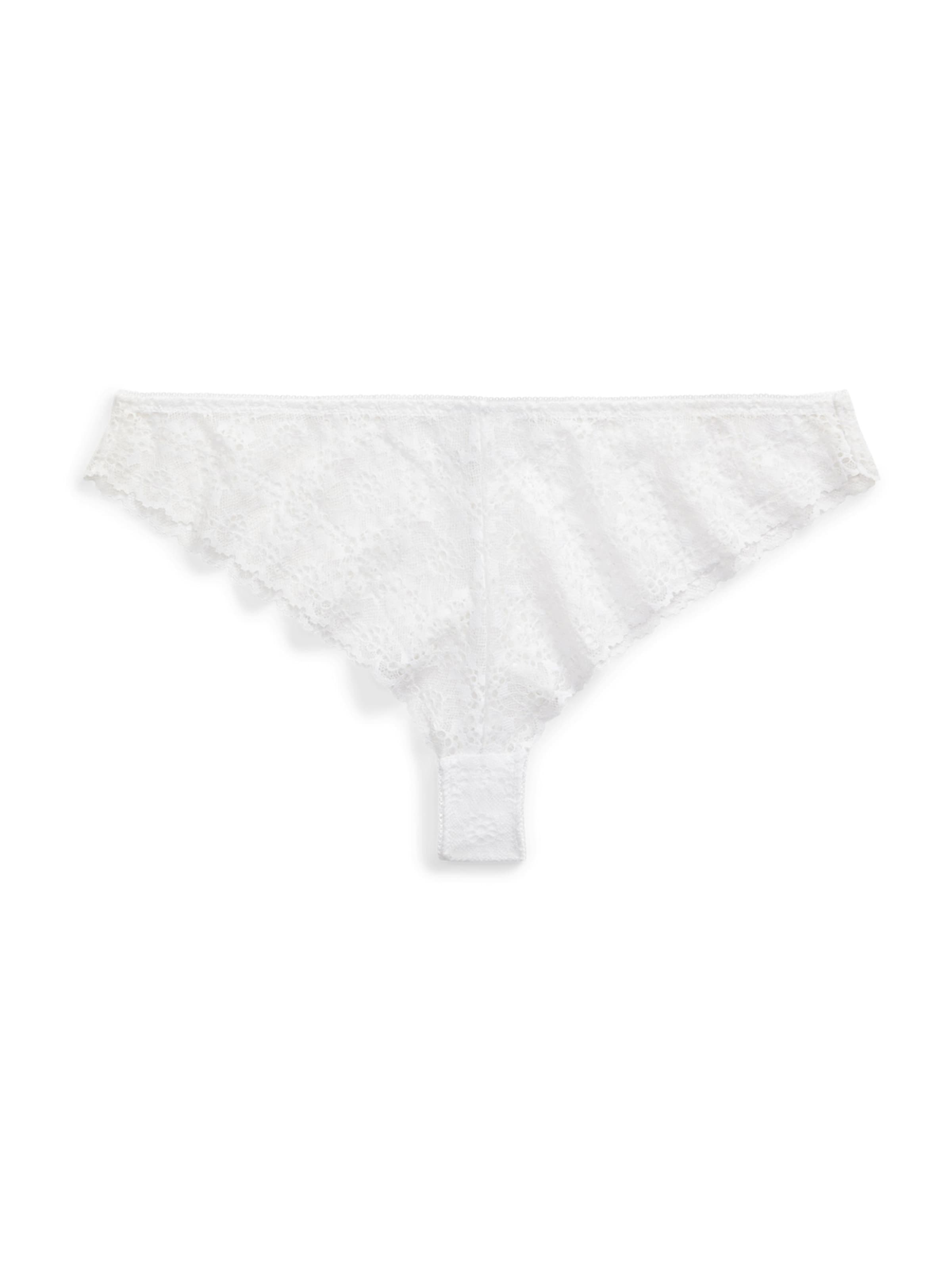 Polo Ralph Lauren - Braga ' Thong ' en blanco: frente