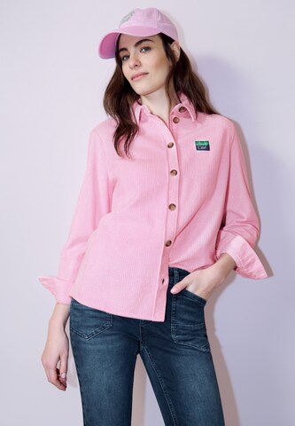 Street One Studio Blouse in Pink: front