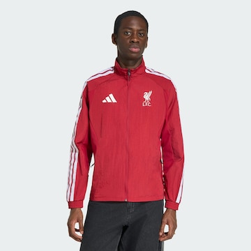 ADIDAS PERFORMANCE - Casaco de treino 'FC Liverpool Anthem' em vermelho: frente