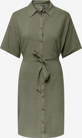 Robe-chemise 'Vinsty' PIECES en vert : devant