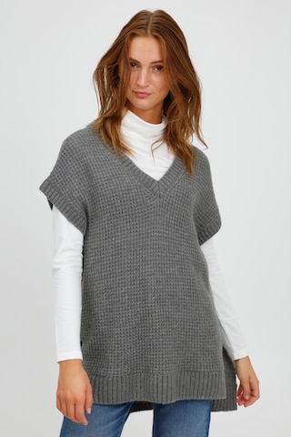 b.young Sweater in Grey: front