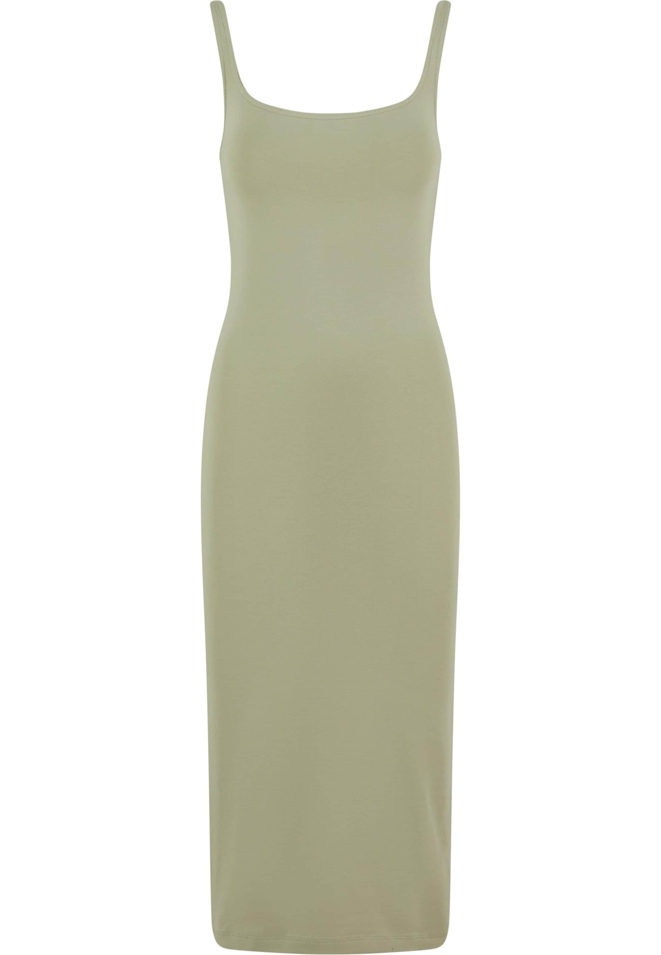 Urban Classics Рокля в зелено: отпред