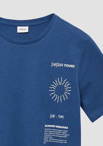 T-Shirt s.Oliver en bleu