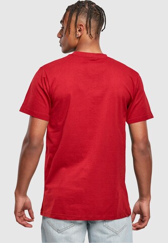 Merchcode Shirt 'Fathers Day - Best Dad In The World' in Rood