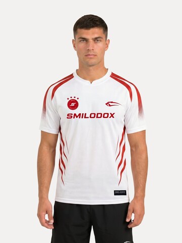 T-Shirt ' ' Smilodox en blanc : devant