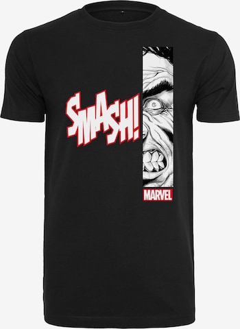 Merchcode T-Shirt 'Angry Hulk' in Schwarz: Vorderseite