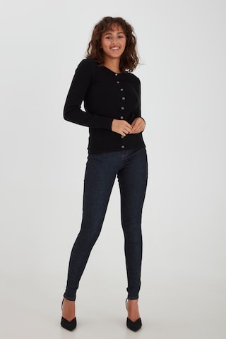 PULZ Jeans Knit Cardigan 'PZSARA LS' in Black