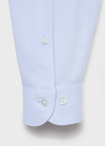 MANGO MAN Regular fit Button Up Shirt in Blue