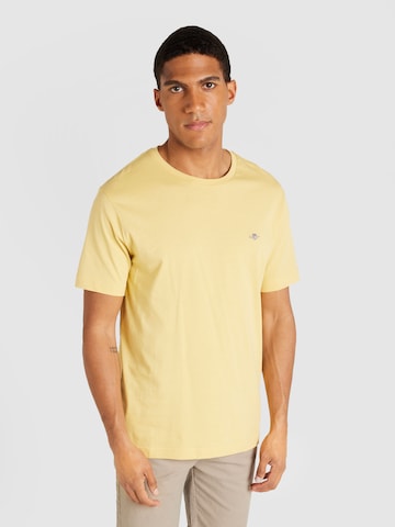 GANT - Camisa em amarelo: frente