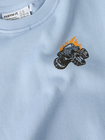 NAME IT Sweatshirt 'NMMVILDAR' in Blauw