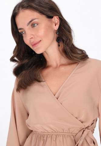 Chemisier usha BLACK LABEL en beige