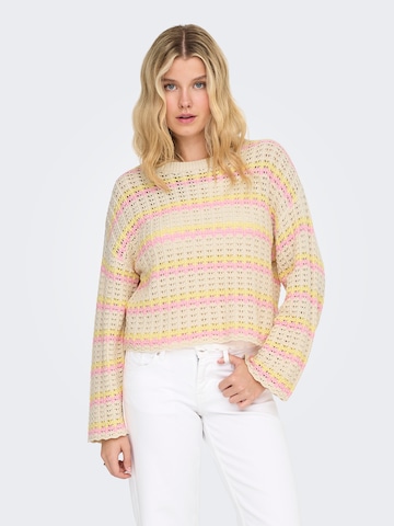 ONLY Πουλόβερ 'ONLASA' σε μπεζ: μπροστά