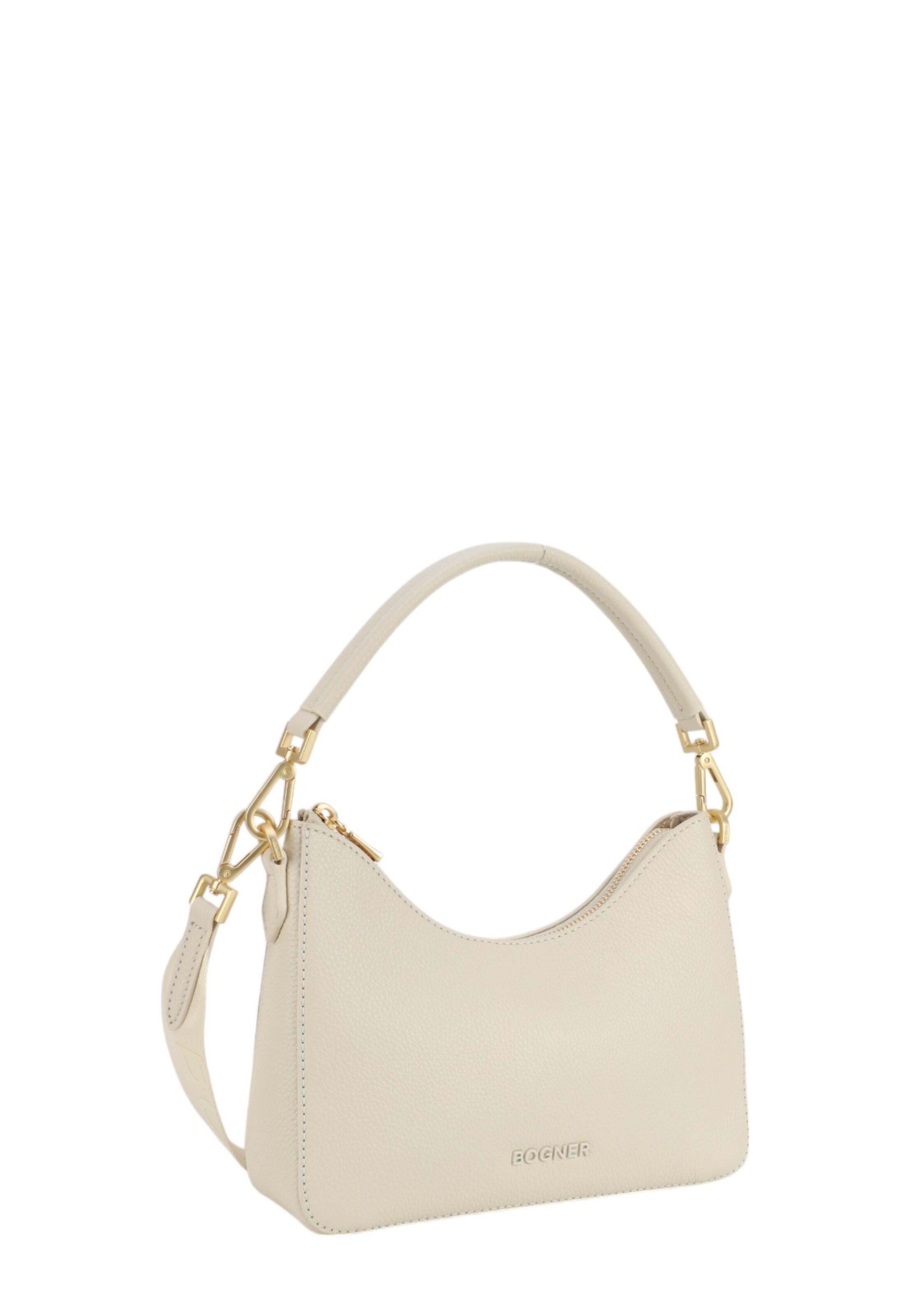 BOGNER Schultertasche 'Pontresina Neve Lora' in Beige