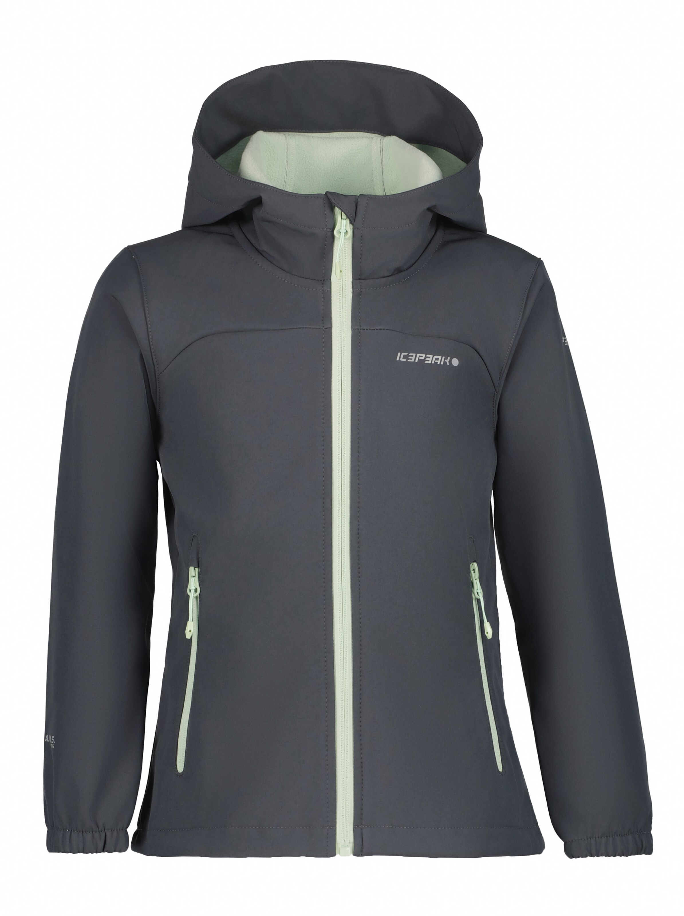 ICEPEAK Outdoorjacke 'Kobryn' in Schwarz: Vorderseite