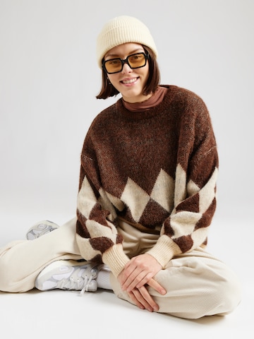 ONLY - Pullover 'ONLNOEME' em castanho: frente