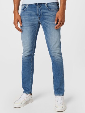 REPLAY Jeans 'GROVER' in Blau: front