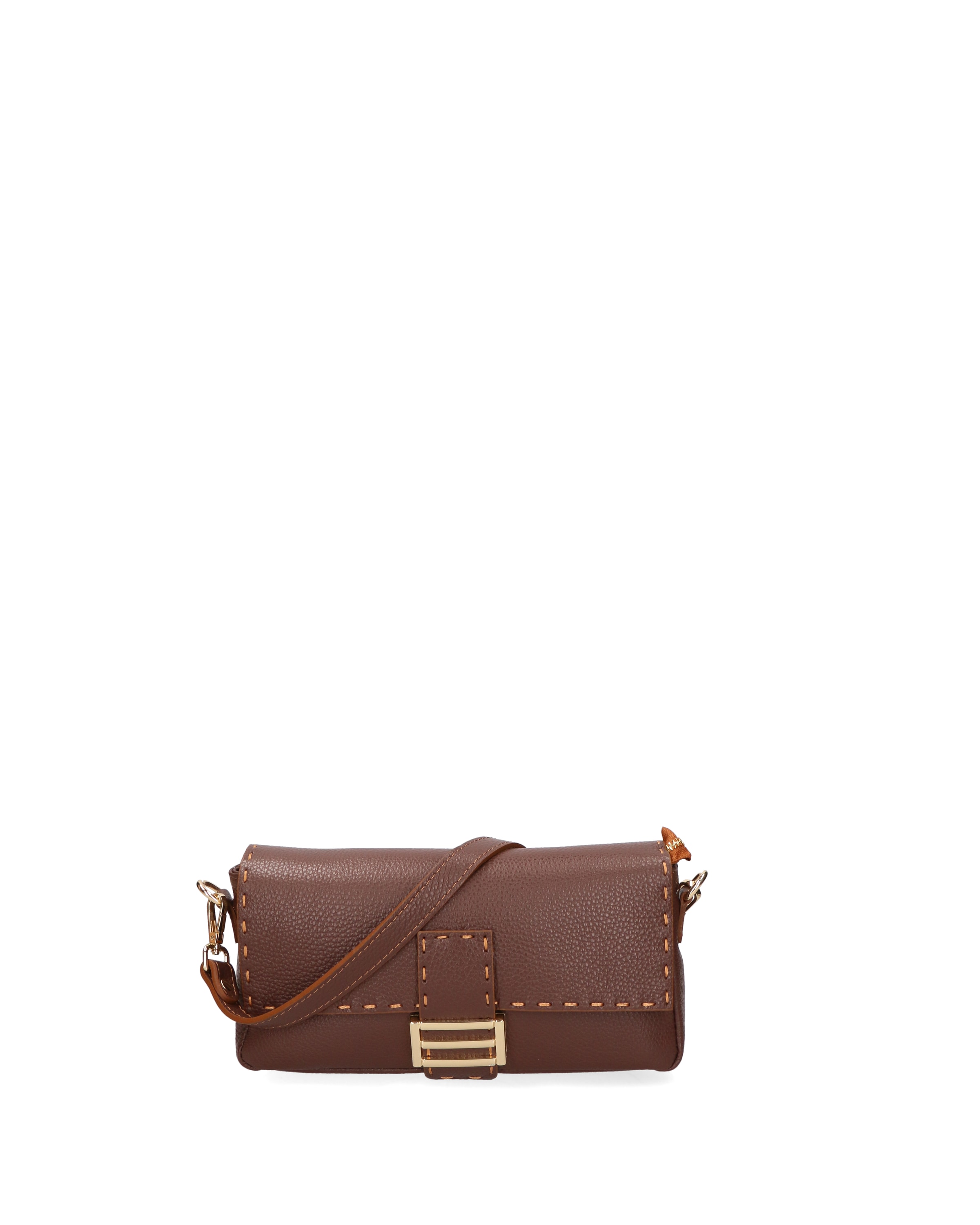 Gave Lux Shoulder Bag in Brown: front