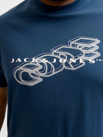Jack & Jones Plus Shirt 'JCOFUSION' in Blue