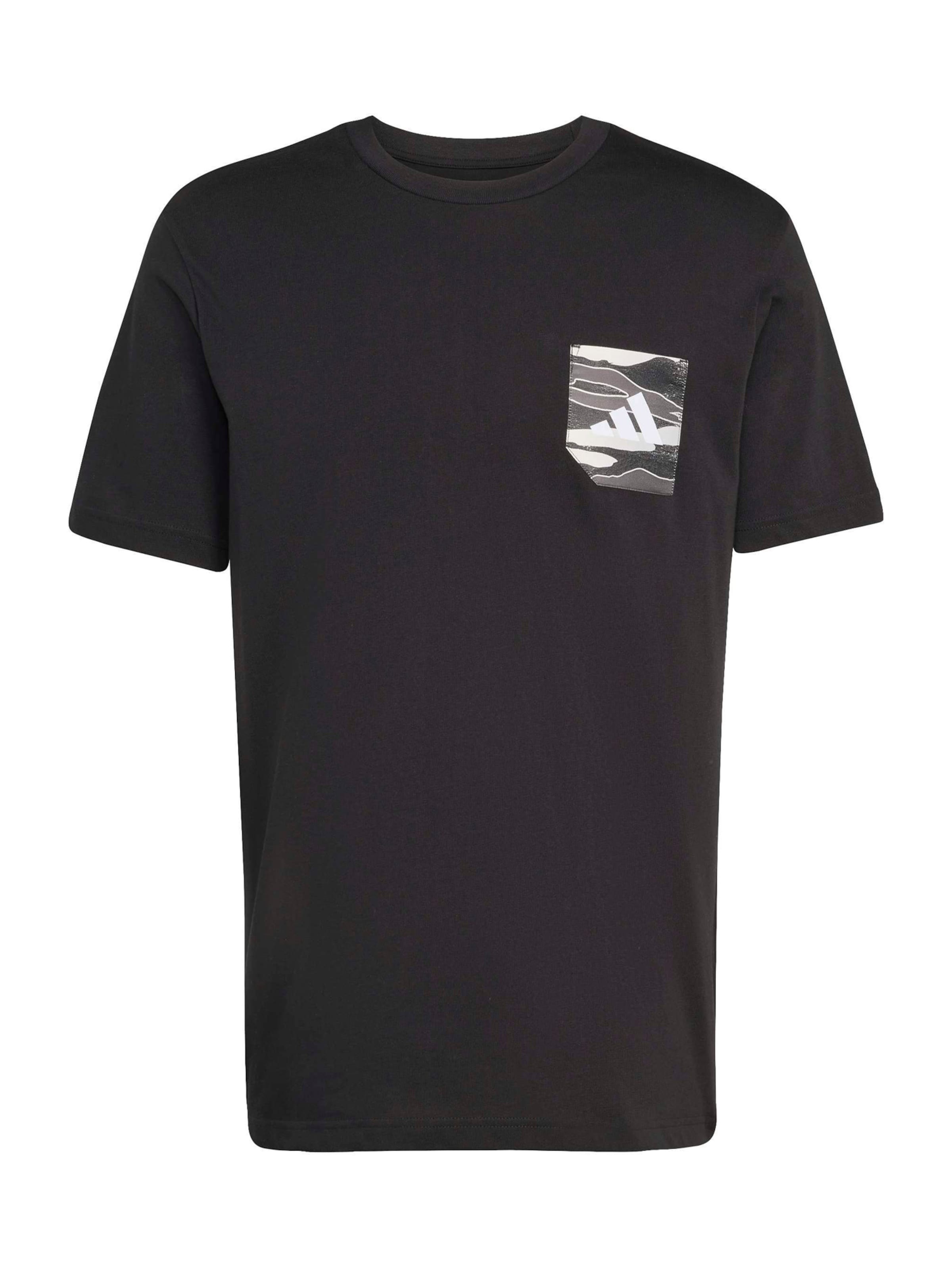 T-Shirt fonctionnel ADIDAS SPORTSWEAR en noir : devant